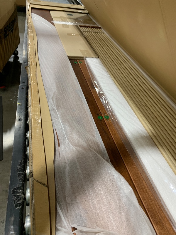 Photo 1 of ZINUS Vivek Deluxe Wood Platform Bed Frame with Headboard, Wood Slat Support, No Box Spring Needed, Easy Assembly, Queen