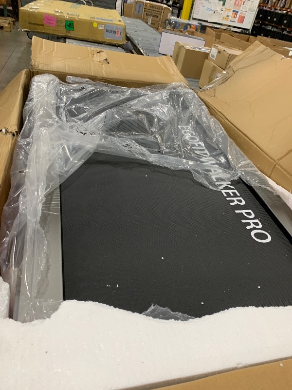 Photo 1 of EGOFIT: Walker Pro M1 - Cool Grey - Under Desk Walking Pad Treadmill, 5% Incline, LCD Display, Remote Control, Home & Office, 220lb Cap, 0.6-3.1mph