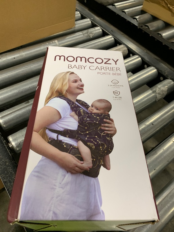 Photo 1 of Momcozy Baby Carrier - Ergonomic, Cozy and Lightweight Carrier for 3-24 Months, Effortless to Put On, Ideal for Hands-Free Parenting, Enhanced Lumbar Support, Purehug for Infant to Toddler, Black