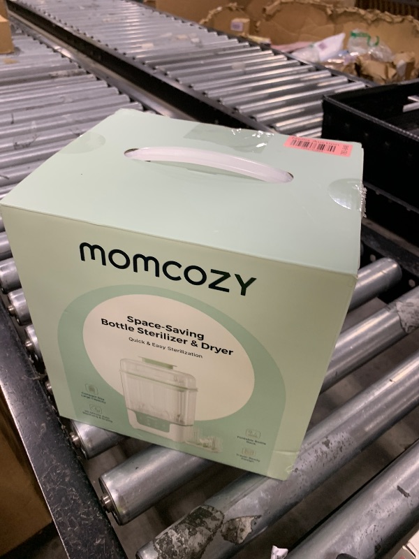 Photo 1 of Momcozy Bottle Sterilizer and Dryer, Modular Nesting Space Saving Design, 6 Bottles Capacity, 4 in 1 Compact Sterilizer for Baby Bottles, Breast Pump Parts & Newborn Essentials, Drying Rack Included