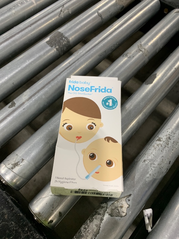 Photo 1 of Frida Baby NoseFrida SnotSucker for Baby, Nasal Aspirator for Baby, Nose Sucker Baby Nasal Aspirator for Baby, Congestion Relief with 24 Extra Hygiene Filters