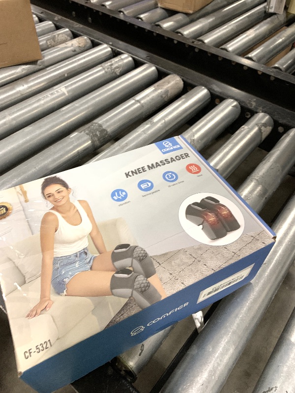 Photo 1 of COMFIER Cordless Knee Massager with Heat, Vibration Knee Brace Wrap for Arthritis, 3-in-1 Heating Pad for Knee Shoulder Elbow, Knee Warmer,Gift for Men Women