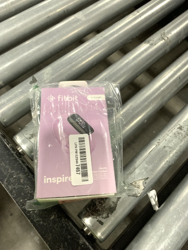 Photo 1 of Fitbit Inspire 3 Health &-Fitness-Tracker with Stress Management, Workout Intensity, Sleep Tracking, 24/7 Heart Rate and more, Lilac Bliss/Black, One Size (S & L Bands Included)