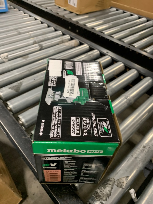 Photo 1 of Metabo HPT 18V Cordless Trim Router, Variable Speed 10,000-30,000 RPM, Lightweight Router Design, 1/4-Inch and 3/8-Inch Collets, LED Work Light, Soft Start & Quick Brake, Tool Body Only, M1808DAQ4