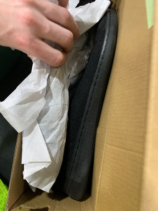 Photo 1 of Men's Barefoot Wide Toe Box Shoes - Minimalist Barefoot Dress Shoes Sneakers Zero Drop Extra Wide Slip on Walking Shoes All Black Size 12 Wide