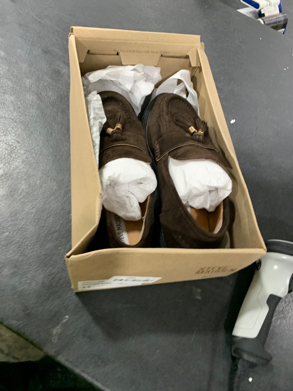 Photo 1 of Steve Madden Women's Radcliff Loafer, Brown Suede, 9.5