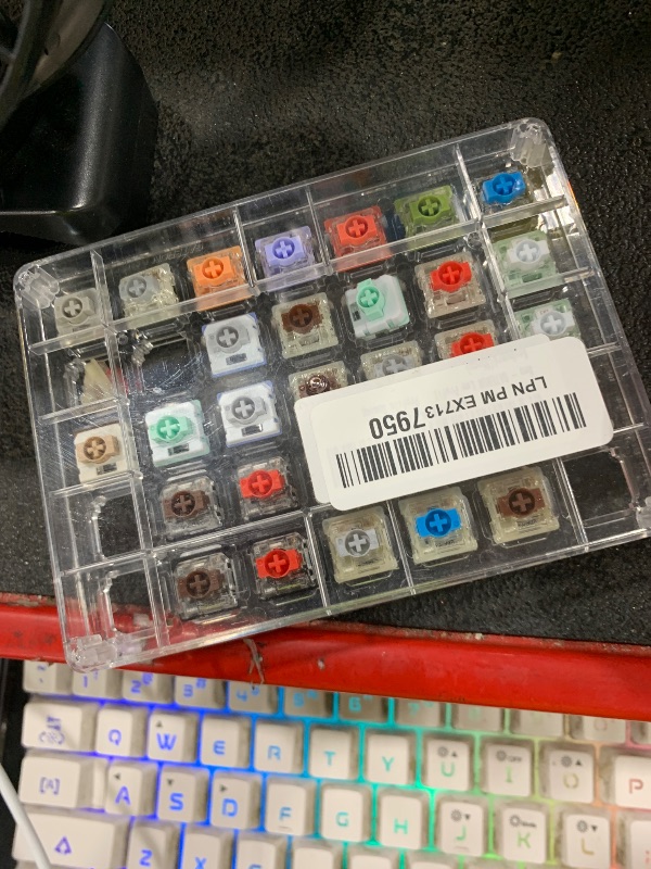 Photo 1 of GATERON Low Profile Keyboard Switches Series, Jade Pro Chocolate Banana Grey Heron Switches Compatible for Low Profile Gaming Keyboard