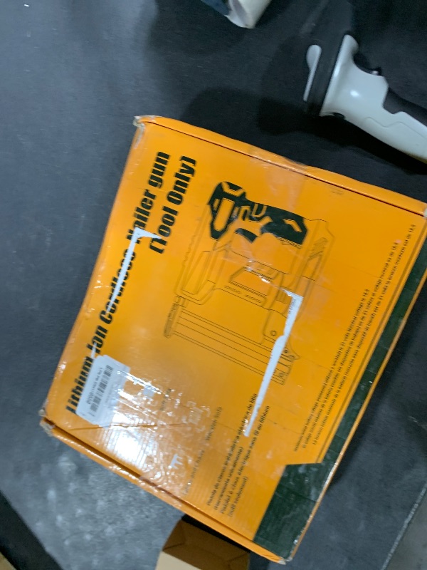 Photo 1 of BROVR 18 Gauge Brad Nailer Cordless for DE WALT 20V Battery (No Battery), 2 in 1 Staple Gun/Nail Gun Battery Powered with 2000 Nails for Wood, Drive up to 1-1/4 in Nails & Crown 7/8 in Staples, Red