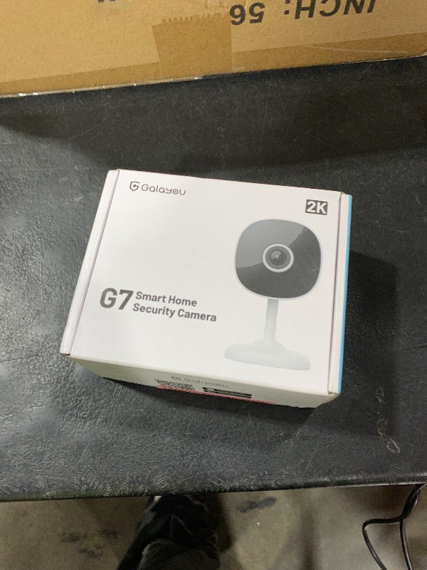 Photo 1 of WiFi Camera 2K, Galayou Indoor Home Security Cameras for Baby/Elder/Dog/Pet Camera with Phone app,24/7 SD Card Storage,Works with Alexa & Google Home G7