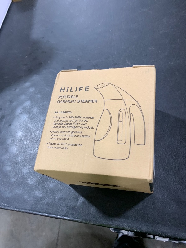 Photo 1 of HiLIFE Steamer for Clothes, Portable Handheld Design, 240ml Big Capacity, 700W, Strong Penetrating Steam, Removes Wrinkle, for Home, Office(ONLY FOR 120V)