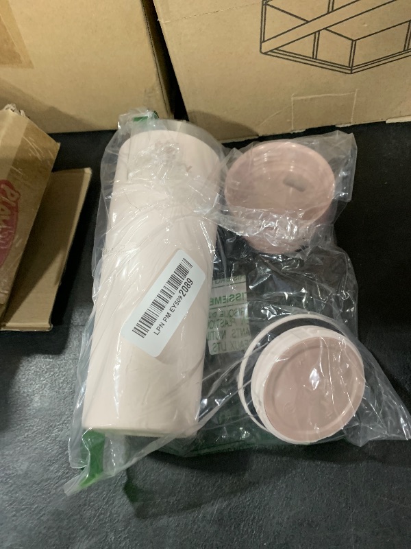 Photo 1 of STANLEY Cafe To Go Travel Mug 20 oz | Leakproof Two-Part Drink Through Lid | Tumbler Cup for Coffee, Tea and Drinks | Insulated Stainless Steel Coffee Mug | BPA-Free | Rose Quartz