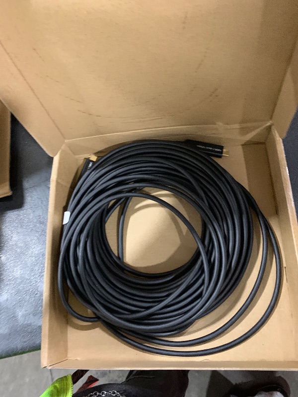 Photo 1 of swegltek Fiber Optic USB C Cable(65ft),10Gbps Active Optical Type C Gen3.2 Cable,Compatible with Cameras,Displays,Projectors,Webcams,Printer