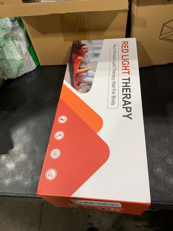 Photo 1 of Red Light Therapy Pad for Body, 60W LED Red & Infrared Light Device Mat with 660nm & 850nm Wavelengths for Waist Back Shoulder Muscle Pain Relief FSA Eligible