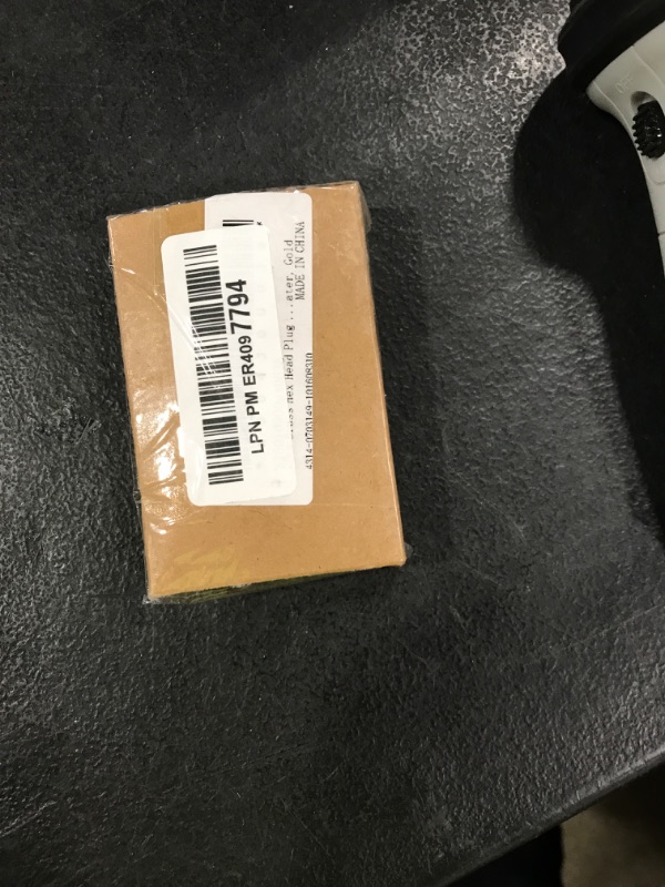 Photo 1 of uxcell 2Pcs Brass Hex Head Plug Compression Cap Fitting Stop Valve Cap, 3/8" NPT Hex Thread Pipe Fitting Flare Cap Tubing Ends Sealing Cap with Gasket for Air Conditioner, Water, Gold