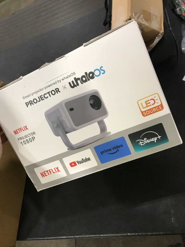 Photo 1 of ENUOSUMA 4k Projector with WiFi and Bluetooth, Official Netflix & Autofocus, FULL HD 4K Supported Projector, Dolby Atmos & Auto Keystone with Apps Built-in, ChatGPT Voice Remote Home Video Projector