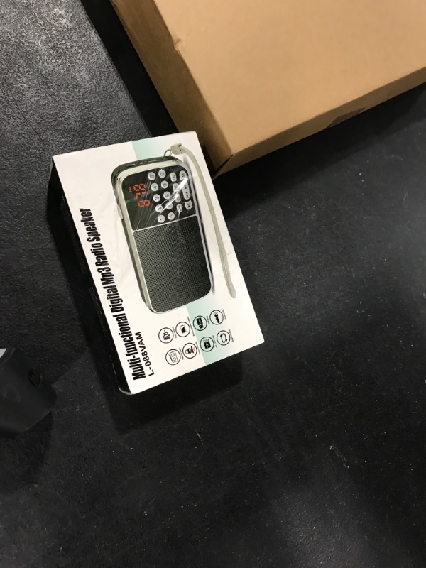 Photo 1 of Digital AM FM Radio with Bluetooth 5.3,Small Transistor Radio with Best Reception,2000mAh Rechargeable Battery Operated with 5W Speaker,TF Card USB MP3 Playback,3.5mm Earphone Jack,Flashlight