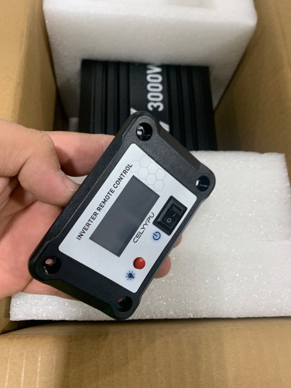 Photo 1 of 1500 watt Pure sine Wave Inverter, 12V DC to 110V AC Power Inverter, Used for Solar Emergency Power Supply in RV Homes, with 3 AC Output sockets, USB Port, Type-C Port, Remote Control with LCD Screen
