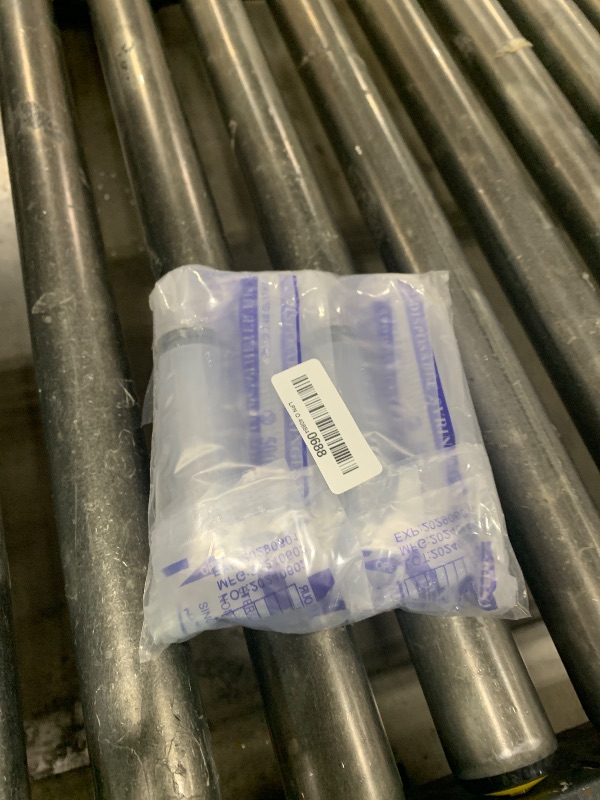 Photo 1 of 4 Pack 60mL Large Syringe for Liquid with Tip Cap, Plastic Liquid Syringes Individually Sterile Sealed