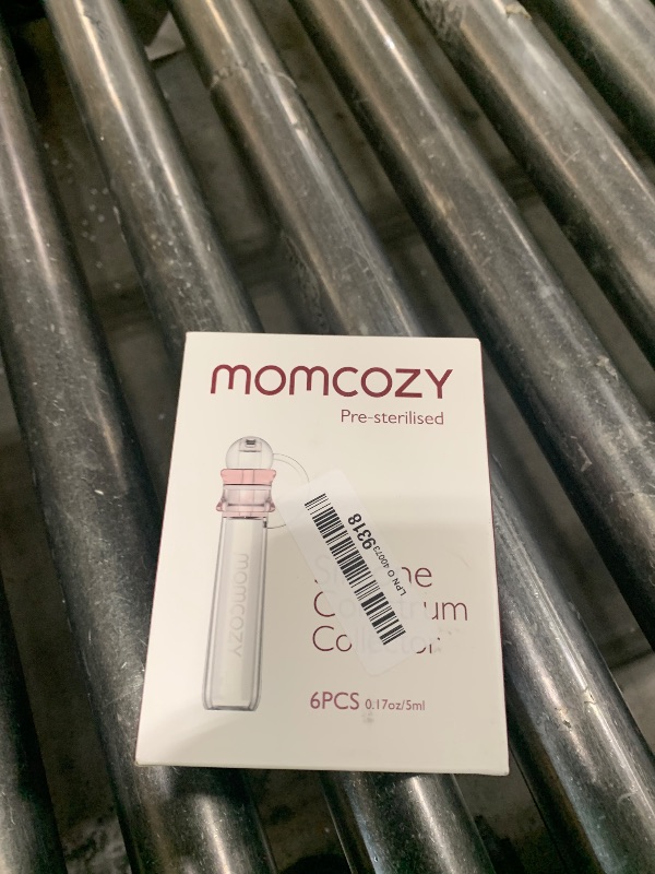 Photo 1 of Momcozy Colostrum Collector Reusable Breast Milk Collector with Storage Case and Cotton Wipe, Portable Colostrum Container BPA Free, Multi-Use Collector 5ml-6pcs