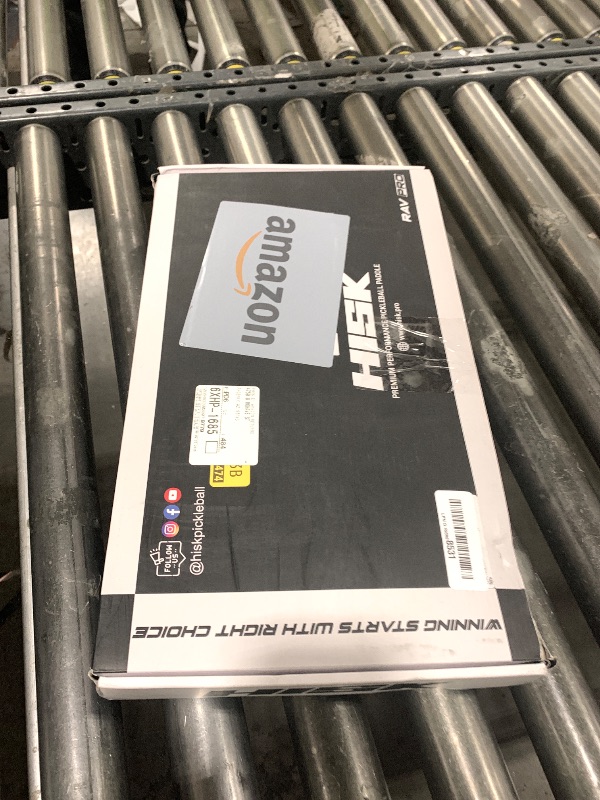 Photo 1 of HISK RAV PRO Pickleball Paddle - Ultimate HIGH END 16mm Japanese Toray T700 Raw Carbon Fiber CFS w/Excellent GRIT Roughness Texture, Aero Dynamic Curve, USAPA Approved, Non Slip Grip