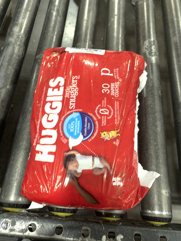 Photo 1 of Huggies Newborn Diapers, Little Snugglers Baby Diapers, Size Preemie (up to 6 lbs), 30 Count