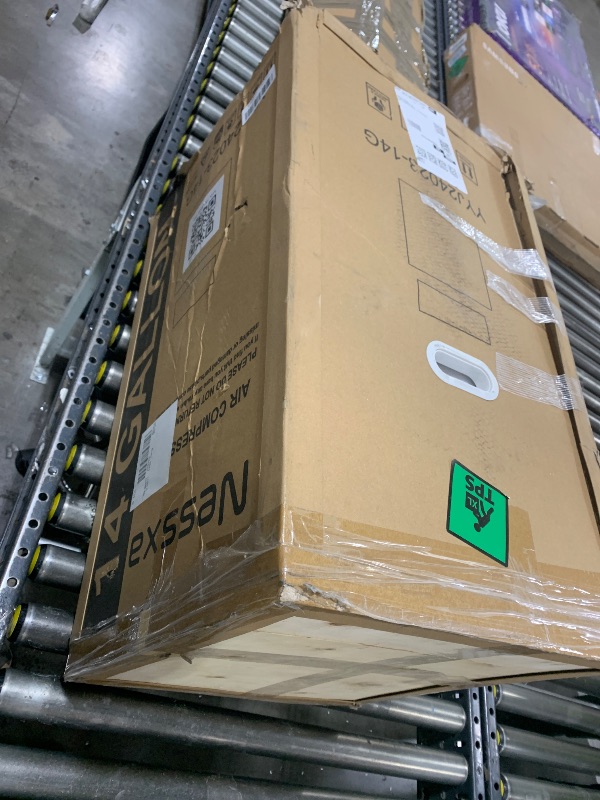 Photo 1 of 14 Gallon Ultra Quiet Air Compressor with 2 Quick Couplers 2HP 8.75 CFM, Max 115 PSI Pressure Oil-Free Air Compressor Tank, 70dB Quiet Compressor for Auto Repair, Tire Inflation 110V/60hz