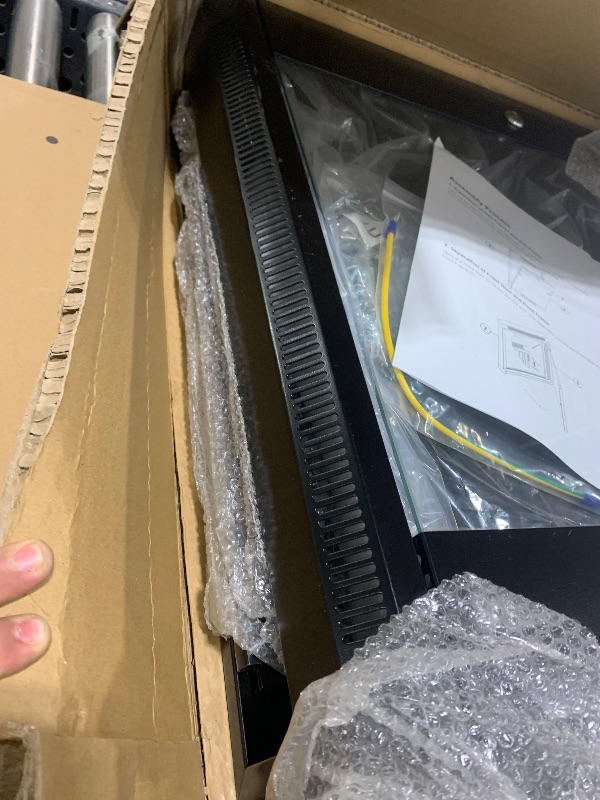 Photo 1 of Tedgetal 12U Wall Mount Server Cabinet Network Rack Enclosure Locking Glass Door