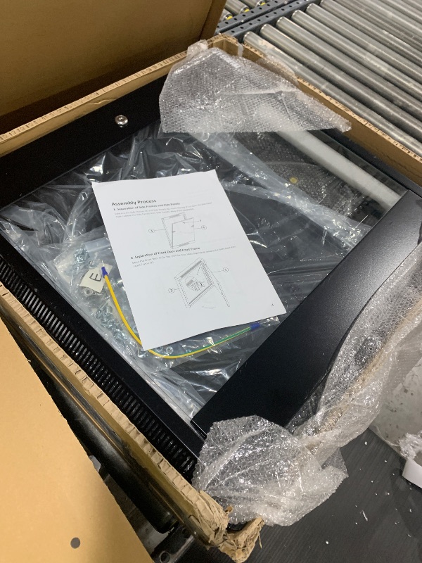 Photo 1 of Tedgetal 12U Wall Mount Server Cabinet Network Rack Enclosure Locking Glass Door