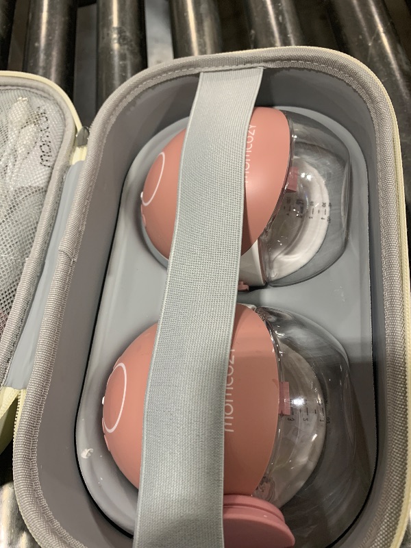 Photo 1 of Momcozy Breast Pump Hospital-Grade, Hands Free Breast Pump App with Leak-Proof DoubleFit Flange, Personalized Multi-Modes & 15 Levels, 2 Count