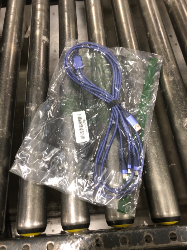 Photo 1 of 100W USB C to Multi Fast Charging Cable 3M/10Ft [MFi Certified] Fast Charging Cord USB C/A to Micro USB+Lightning(Data)+Type C(Data) Connectors, Multiple Charger Cable for Laptop/iPhone/Pad/Android