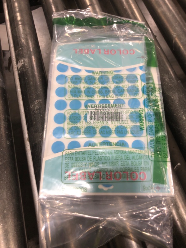 Photo 1 of 1050 PCS 3/4 Inch Round Color-Code Dot Stickers, Color Coded Circle Stickers for Classroom, Office (Light Blue)