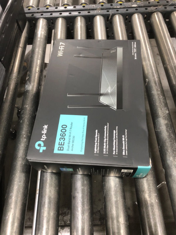 Photo 1 of TP-Link Dual-Band BE3600 Wi-Fi 7 Router Archer BE230 | 4-Stream | 2×2.5G + 3×1G Ports, USB 3.0, 2.0 GHz Quad Core, 4 Antennas | VPN, EasyMesh, HomeShield, MLO, Private IOT | Free Expert Support