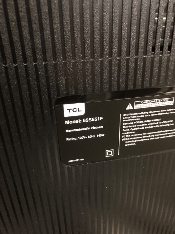 Photo 1 of TCL 65-Inch Class S5 UHD 4K LED Smart TV with Fire TV (65S551F, 2024 Model), Dolby Vision, HDR PRO+, Dolby Atmos, Alexa Built-in with Voice Remote, Apple AirPlay 2 Compatibility, Streaming Television