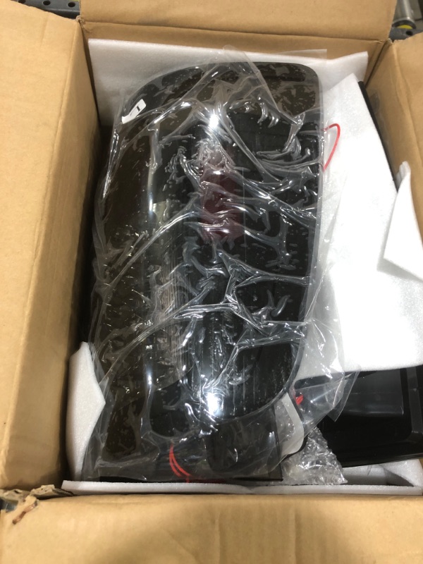 Photo 1 of Bomusou LED Tail Lights + 3rd Brake Light Fit for Dodge Ram 1500 2500 3500 2009-2018, for Ram 1500 Classic 2019 [Factory Halogen Model] Taillights and High Mount Stop Light, Smoke Lens-3PCS
