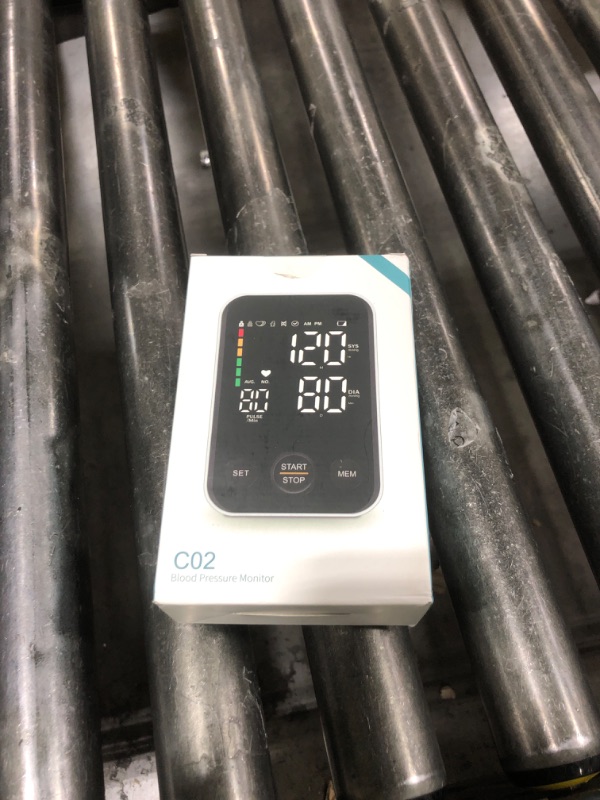 Photo 1 of Oklar Blood Pressure Monitor Upper Arm Monitors for Home Use BP Machine Sphygmomanometer with 2x120 Reading Memory Adjustable Arm Cuff 8.7"-15.7" Large Display with LED Background Light Storage Bag