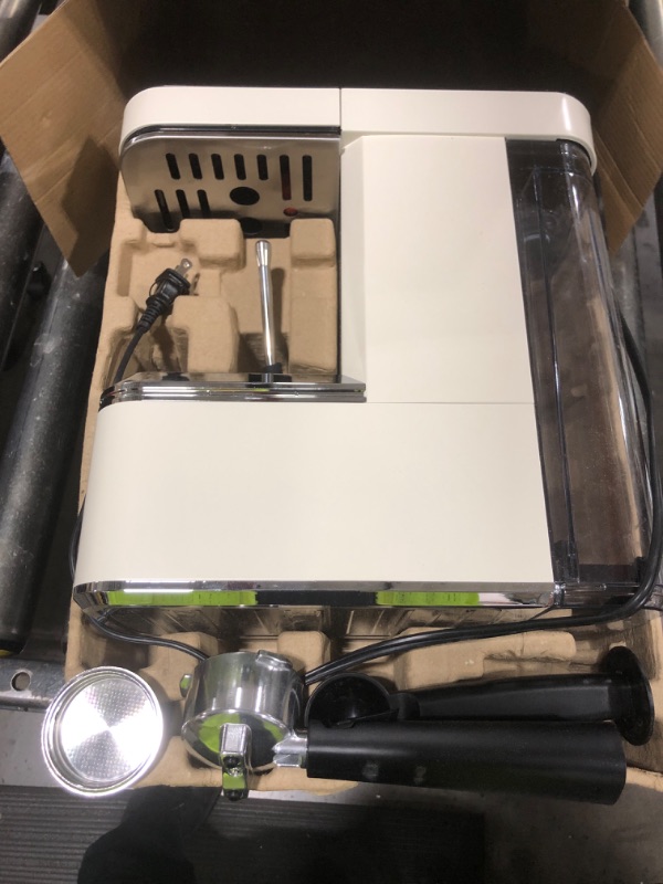 Photo 1 of CHULUX Slim Espresso Machine with Milk Frother Steam Wand, 20 Bar Professional Italian Pump Espresso Coffee Machine for Home Cappuccino & Latte Maker, Creamy