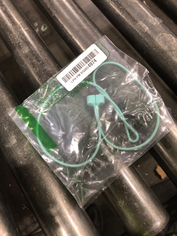 Photo 1 of 1 PackUltra Strong Magnetic Anti-Lost Straps for AirPods, Soft Silicone Sports Lanyard - Compatible with AirPods Pro 1st/2nd & AirPods 3rd - Mint Green