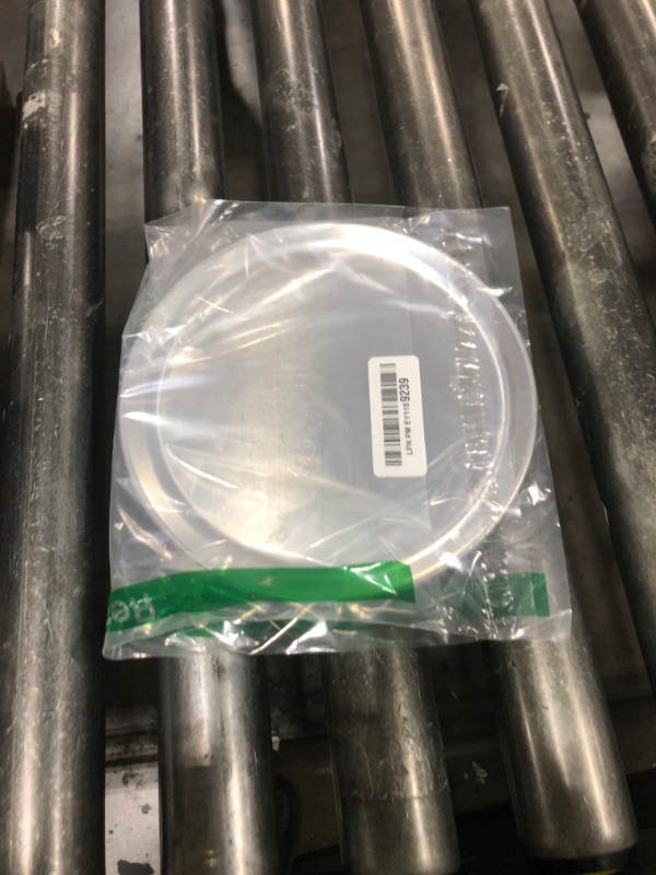 Photo 1 of New Star Foodservice 50790 Restaurant-Grade Aluminum Pizza Pan, Baking Tray, Coupe Style, 8-Inch
