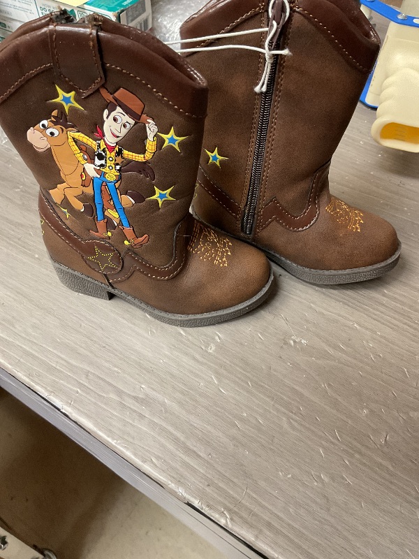 Photo 1 of Josmo Boy's Toy Story Western Boots Woody (Toddler/Little Kid), Brown, 5 