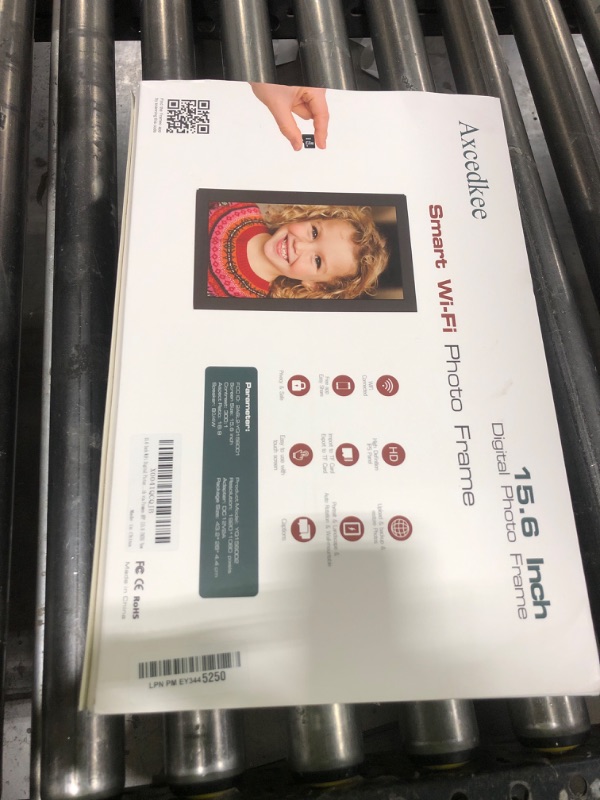 Photo 1 of  15.6 Inch WiFi Digital Picture Frame IPS Touch Screen HD Disply,Video Clips and Slide Show,Auto-Rotate, Wall Mountable,Send Photos Instantly from Anywhere with via Frameo APP (15.6 INCH) 
