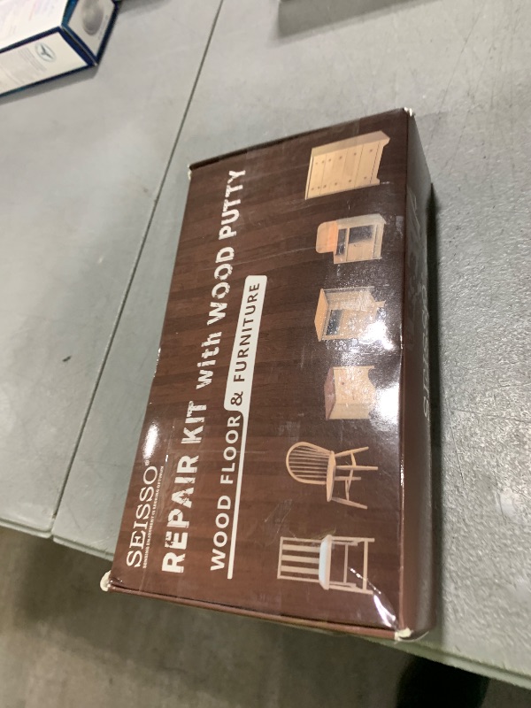 Photo 1 of SEISSO Wood Furniture Repair Kit, Wood Putty Repair Fillers, Hardwood Laminate Floor Repair Kit, Restore Any Holes, Scratches, Cracks, Gouges for Wooden Floors, Cabinet, Cherry, Walnut