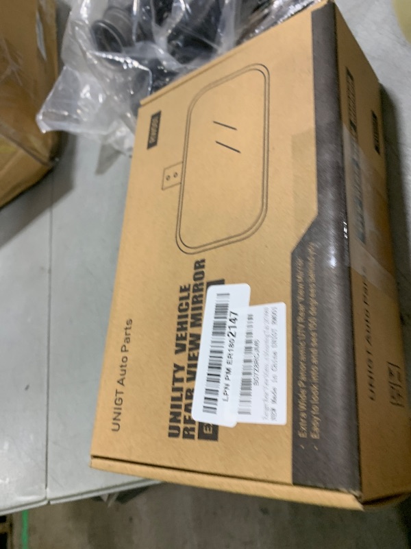 Photo 1 of Ranger Rear View Mirror, UNIGT Center Convex Rearview Mirrors Compatible with 2017-2025 Polaris Ranger 500 570 900 XP 1000 XP/Crew Fits Factory Present Drop Down Mounting Tab 2879969
