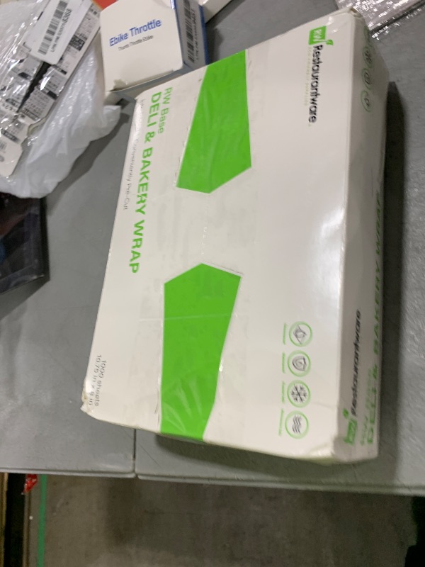 Photo 1 of Restaurantware-RW Base 10.75 x 8 Inch Plastic Deli Sheets, 1000 Interfolded Butcher Plastic Wraps - Pre-Cut, Disposable, Clear Sandwich Wrap Sheets, Microwavable, Freezable