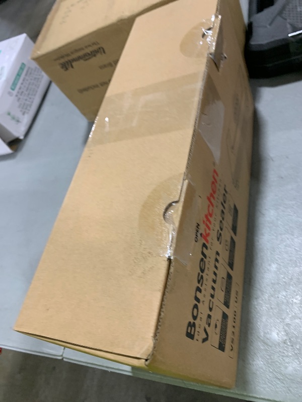 Photo 1 of [Updated 2025] Bonsenkitchen Vacuum Sealer Machine + 40 Vacuum Bags, Fast-Compact/Multi-Functional Food Vacuum Sealer with External Vacuum System, Silver