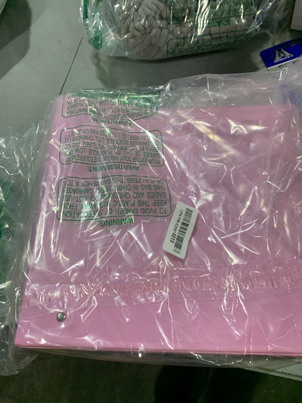 Photo 1 of Enday 3 Inch Binder, Pink - 3 Inch 3 Ring Binder, D-Ring Pastel with Clear View Cover for Letter Size 8.5 x 11'' Paper & 2 Inside Pockets, Ideal for School Supplies, Office, and Home