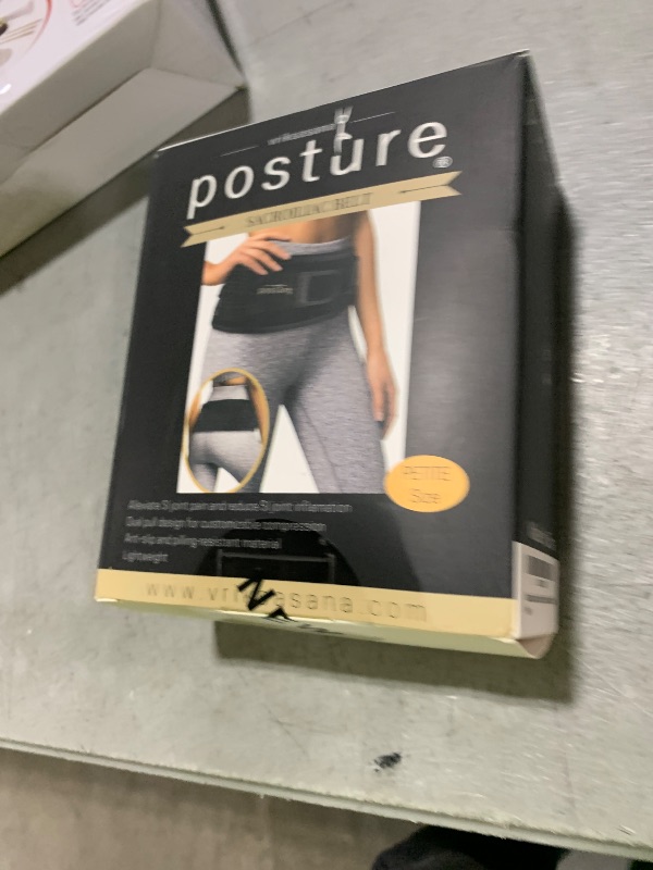 Photo 1 of Vriksasana Posture Sacroiliac Hip Belt for Women and Men That Alleviates Sciatic, Pelvic, Lower Back, Leg and Sacral Nerve Pain Caused by Si Joint Dysfunction| Trochanter Brace (Petite, Black)