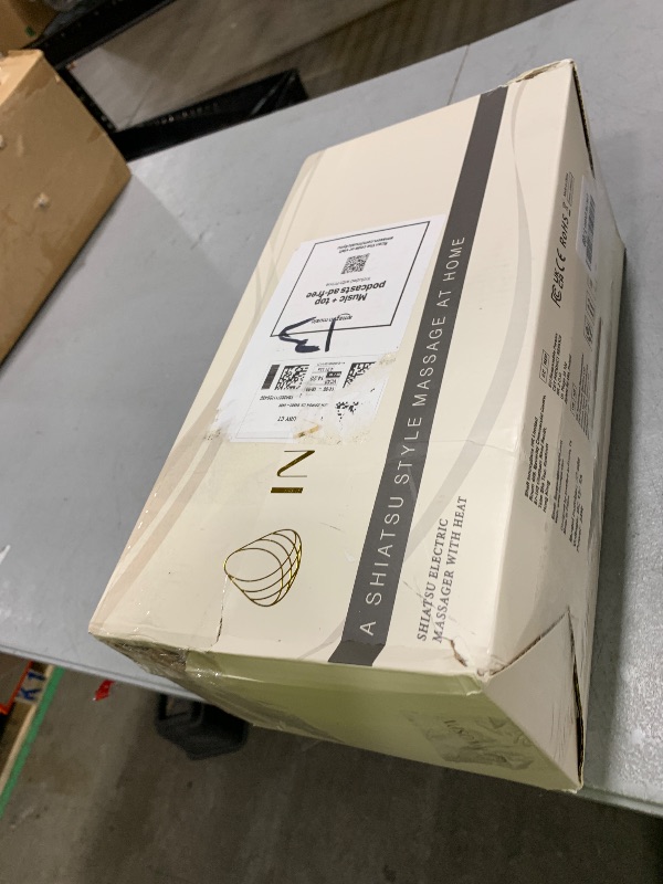 Photo 1 of InvoSpa Shiatsu Neck and Back Massager with Heat - Deep Kneading Pillow for Massage - Electric Full Body Massager