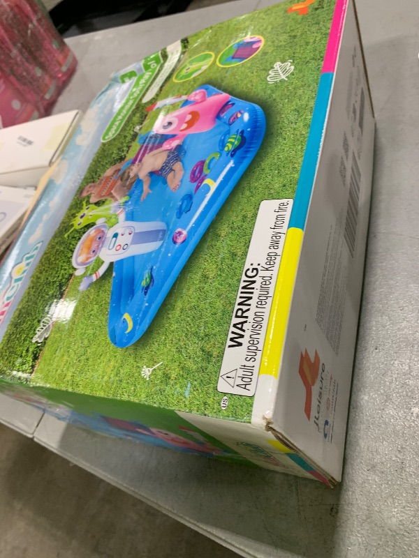 Photo 1 of DIMAR GARDEN Inflatable Kids Swimming Pool Water Slide, Blow Up Spray Pool Play Center