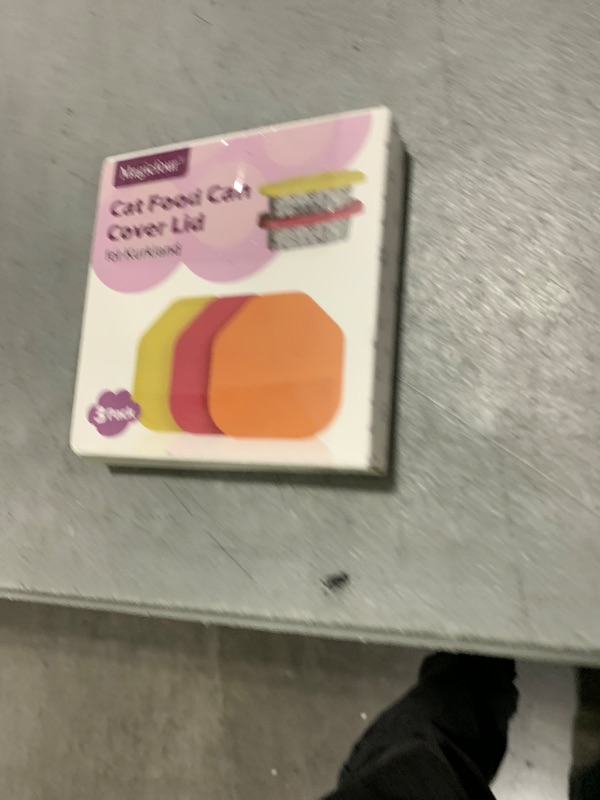 Photo 1 of Magicfour Cat Food Can Cover Lid for Kirkland, 3 Pcs Silicon Can Sealer Saver Top Cap for Small Cat Pet