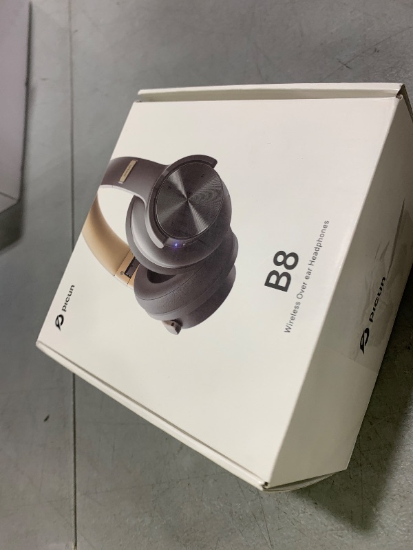 Photo 1 of Picun B8 Bluetooth Headphones, 120H Playtime Headphones Wireless Bluetooth with 3 EQ Modes, Low Latency, Hands-Free Calls, Over Ear Headphones for Travel Home Office Cellphone PC (Ashen Golden)